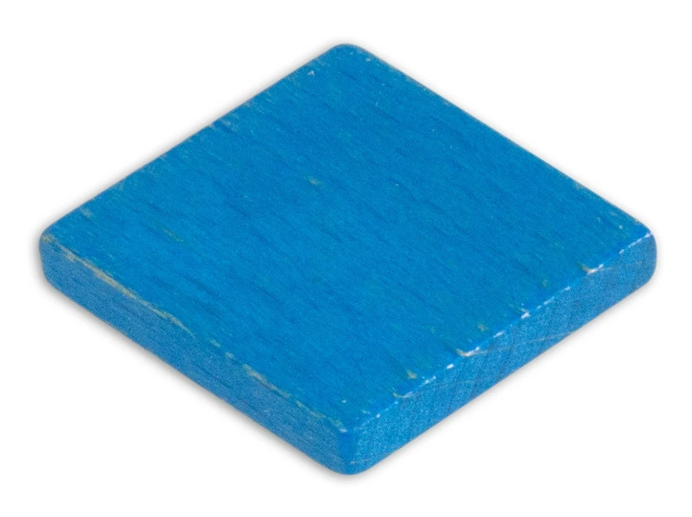 Holzmarken Hellblau
