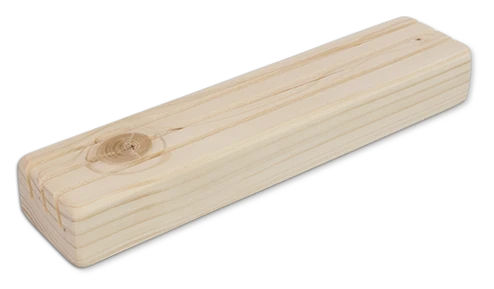 Setzleiste aus Holz mit 3 Reihen